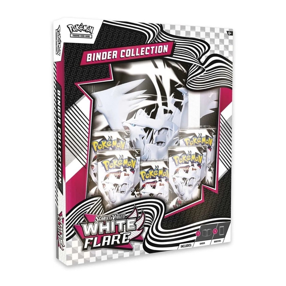 Pokemon TCG: Scarlet & Violet - WHITE FLARE Binder Collection NEW FACTORY SEALED